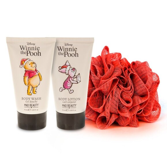 Mad Beauty X Disney Winnie the Pooh Holiday Mailbox 3PC Bath & Body Set - Picture 3 of 6